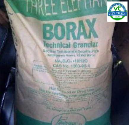 BORAX DECAHYDRATE NA2B4O7.10H2O MỸ THREE ELEPHANT USA