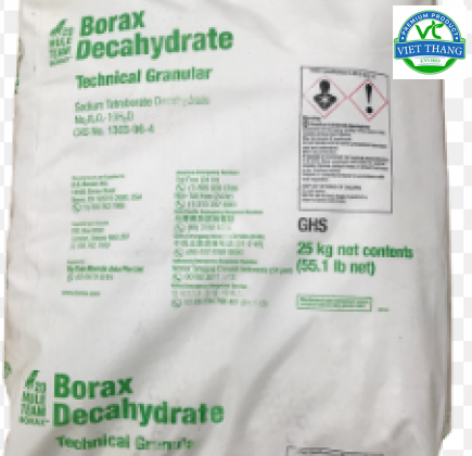 BORAX DECAHYDRATE - NA2B4O7.10H2O MỸ USA MULE 20 TEAM